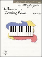 Halloween Is Coming Soon piano sheet music cover